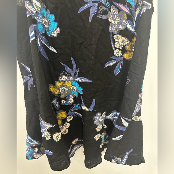 Free People Summer in Tulum Tunic / Dress. Linen Blend. Size Medium Like New - Picture 5 of 11